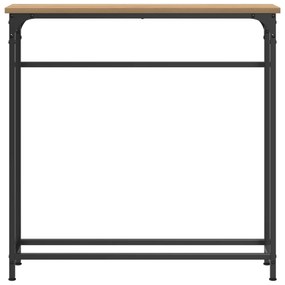 vidaXL Τραπέζι Σαλονιού Artisan Oak 75x19,5x75 εκ. Κατασκευασμένο από Ξύλο & Ατσάλι