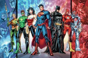 XXL Αφίσα Justice League - United, (120 x 80 cm)