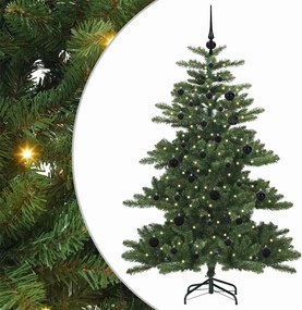 vidaXL Τεχνητό Χριστουγεννιάτικο Δέντρο με Άξονα Πράσινο 150 cm