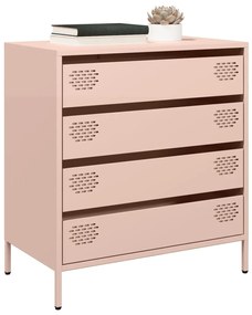 Ντουλάπι Ροζ 68x39x73,5 εκ. από Χάλυβα Ψυχρής Έλασης