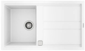 TEKA NOVA 45 B-TG 1B 1D Ένθετος Γρανιτένιος νεροχύτης Artic White Μ86xΠ51εκ