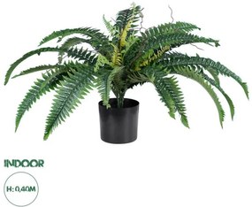 Artificial Garden FERN 20058 Τεχνητό Διακοσμητικό Φυτό Φτέρη Υ40cm Globostar-20058-Πράσινο 20058