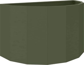 vidaXL Γλάστρα Ελιά Πράσινη 90 x 45 x 50 εκ. Ατσάλι