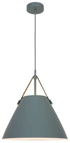 Φωτιστικό Οροφής Hector 4253700 Φ270 E27 Grey Viokef Metal