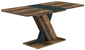 STÓŁ EXEL OLD WOOD / MATERA C. SZARY 140(180)X85 DIOMMI-80-3586