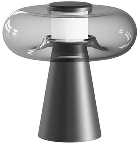 Φωτιστικό Επιτραπέζιο 25277 Φ35x35cm Dim Led 740lm 18W 3000K Smoke-Black