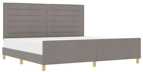 vidaXL Κρεβάτι Τάπε σε Τάπε 200x200 εκ. με ύφασμα