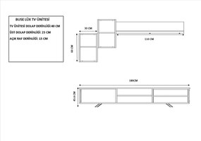 TV Unit Rb-046 Anthracite
Oak