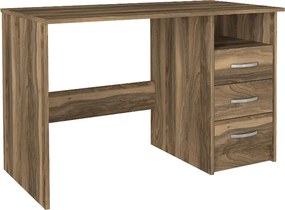 Γραφείο εργασίας Eldoris Megapap χρώμα καρυδί 120x60x75εκ.