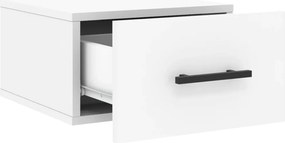vidaXL Κομοδίνο Επιτοίχιο Λευκά 35 x 35 x 20 εκ.