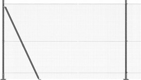 vidaXL Στύλος Περιφράξεων Γκρι