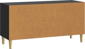 vidaXL Ντουλάπι TV 99 x 34,5 x 50 εκ. Μαύρο Επεξεργασμένο Ξύλο
