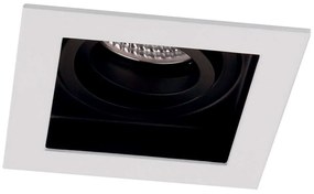 Φωτιστικό Οροφής - Σποτ Χωνευτό Artsi 4208000 10x10x4cm White Viokef Μέταλλο