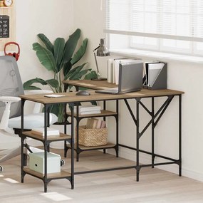 Γραφείο Artisan Oak 139 x 139 x 75 εκ. Επεξεργασμένο ξύλο