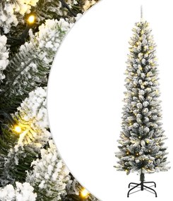 vidaXL Χριστουγεννιάτικο Δέντρο Τεχνητό με 300 LED και Χιόνι 180 εκ.