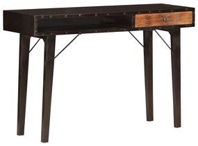 Τραπέζι Κονσόλα 118 x 35 x 76 εκ. από Μασίφ Ανακυκλωμένο Ξύλο - Μαύρο