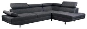 Καναπές Δεξιά Γωνία Sector Ε989,3R 268x196x79/H.84cm Anthracite Fabric