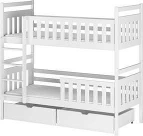 MONIKA 80x160 white bunk bed Lano Furniture