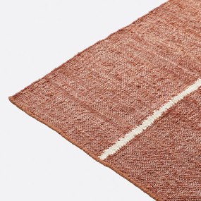 Χαλί από γιούτα και βαμβάκι με γραμμικά σχέδια, Calvy