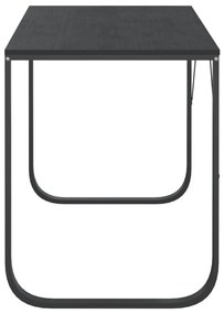 vidaXL Γραφείο Υπολογιστή Μαύρο 110 x 60 x 73 εκ. από Μοριοσανίδα