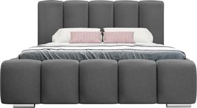 Επενδυμένο κρεβάτι Wizko-Anthraki-160 x 200