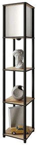 Φωτιστικό Δαπέδου Με Ραφάκια Tier 666PTR1140 17x150cm 1xE27 40W Oak Opviq