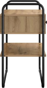 vidaXL Τραπέζι κονσόλας Artisan Δρυς 80 x 40 x 75 εκ.