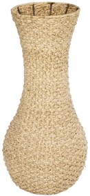 Βάζο Πλεκτό Sandiago 21233 30x30x60cm Beige GloboStar Ξύλο
