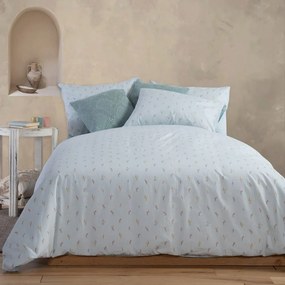 Σεντόνια Sierra (Σετ 3τμχ) Aqua Nef-Nef Single 170x270cm 100% Cotton