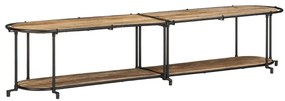 vidaXL Έπιπλο Τηλεόρασης 200x42x40 εκ. Μασίφ Ακατέργ. Ξύλο Μάνγκο