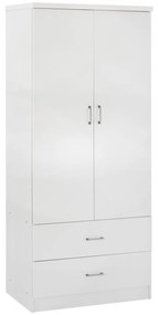 ΝΤΟΥΛΑΠΑ 2ΦΥΛΛΗ REINA ME 2 ΣΥΡΤΑΡΙΑ HM338.05 ΛΕΥΚΗ 80Χ42,5Χ180,5Υ εκ.