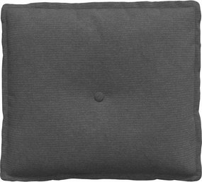 vidaXL Μαξιλάρι Πλάτης Σκούρο Γκρι 50 x 45 x 19 cm