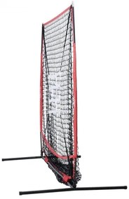 VEVOR 5x5 ft Baseball Softball Practice Net, Portable Baseball Training Net for Hitting Batting Catching Pitching, Backstop Baseball Equipment with Bow Frame, Carry Bag, Strike Zone, Ball, Batting Tee