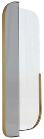 Καθρέπτης Τοίχου Day &amp; Night 552NOS2357 60x130cm Gold Aberto Design Mdf, Metal