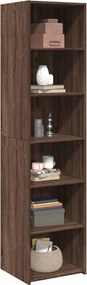vidaXL Ντουλάπι Καφέ Δρυς 45x41x185 εκ. Επεξεργασμένο Ξύλο
