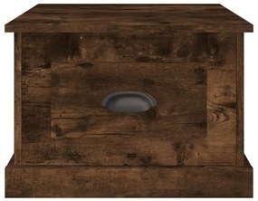 vidaXL Τραπεζάκι Σαλονιού Καπνιστή Δρυς 50x50x35 εκ. Επεξεργασμ. Ξύλο