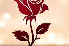 Σετ των 3 Intra απο ξύλο plywood 3mm-4mm πάχος - Cricut Valentine Rose  Cut  Δίασταση 4x4 cm INTRAFABR-112864471