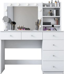 Τουαλέτα Μακιγιάζ Λευκό BRUFLER 110x40x141.8