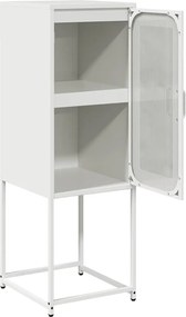 vidaXL Sideboard Λευκό 36x39x107 cm Ατσάλι ψυχρής έλασης