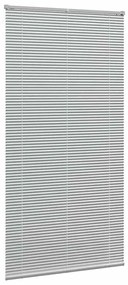 vidaXL Ρολό Παραθύρου με κουρτίνες Ασημί Αλουμίνιο