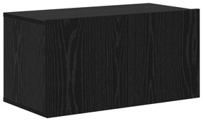 vidaXL Σετ Καθισμάτων Τηλεόρασης 8 pcs Μαύρη Δρυς 30.5 x 30 x 90 cm