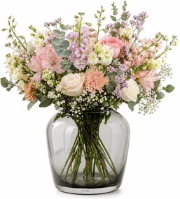 Σετ 2 Διακοσμητικά Γυάλινα Βάζα Blomus Leta Smoke