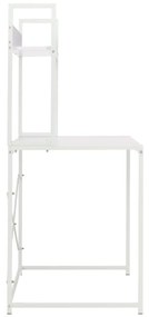 vidaXL Γραφείο Υπολογιστή Λευκό 120 x 60 x 138 εκ.