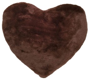 Amo la Casa Μαξιλαράκι Διακόσμησης Super Soft Fur 40x40 - Brown Heart