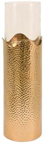Κηροπήγιο 953-124-020 16x46cm Gold Αλουμίνιο