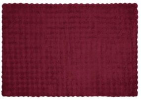 vidaXL Αντιολισθητική Ψεύτικη Γούνα Κουβέρτα Olite Βεραμάν Κόκκινο