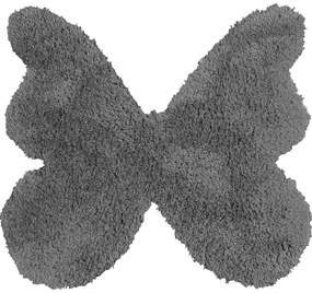 Παιδικό Χαλί DARK GREY SHADE BUTTERFLY 120 x 120 εκ.