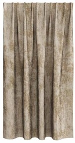 vidaXL Κουρτίνα με κουρτίνες 2 pcs Μπρονζέ 140 x 140 cm Βελούδο