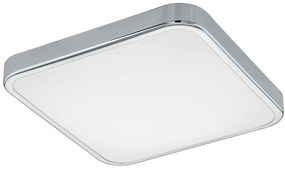 Φωτιστικό Οροφής Led Manilva 1 96229 White-Silver Eglo Metal, Plastic