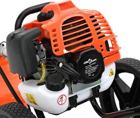 vidaXL Θαμνοκοπτικό με Ρόδες Πορτοκαλί 52 cc 1,45 kW